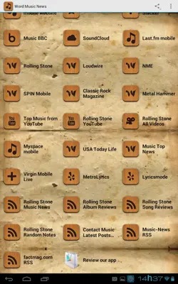 Word Music News android App screenshot 0