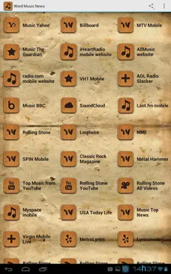 Word Music News android App screenshot 1