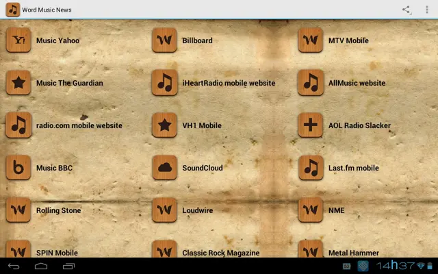 Word Music News android App screenshot 3