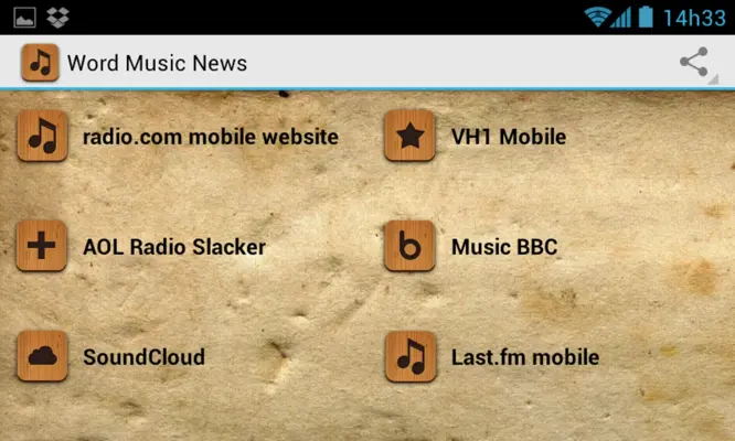 Word Music News android App screenshot 4