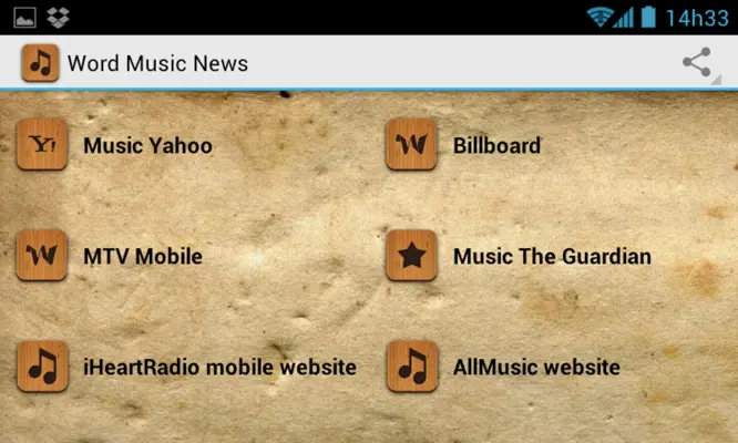 Word Music News android App screenshot 5