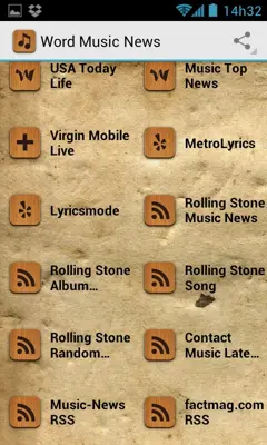 Word Music News android App screenshot 6